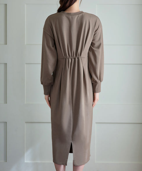 【吸水発熱 / 静電気防止】ポンチタックワンピース