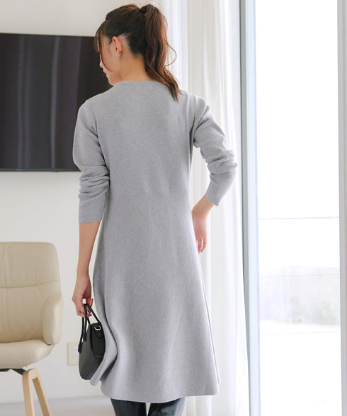 選べる着丈 ニットワンピース