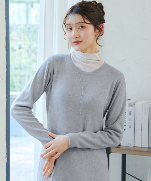 選べる着丈 ニットワンピース