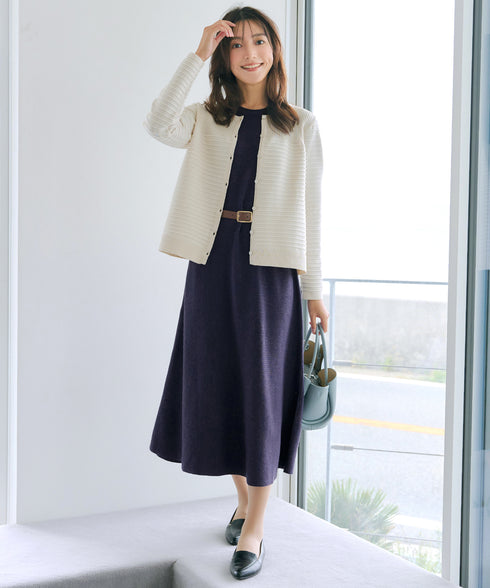 選べる着丈 ニットワンピース