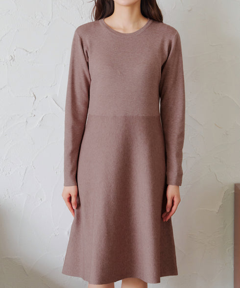 選べる着丈 ニットワンピース