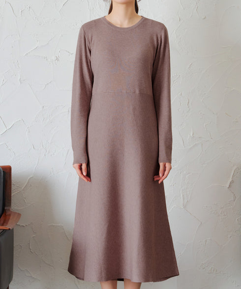選べる着丈 ニットワンピース