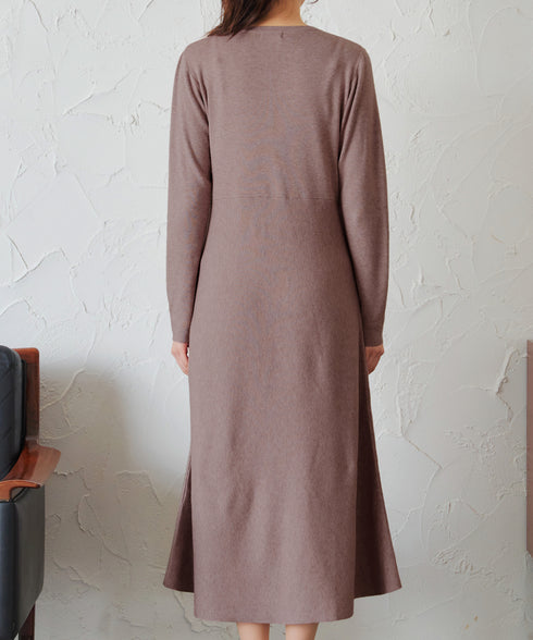 選べる着丈 ニットワンピース