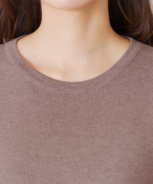 選べる着丈 ニットワンピース