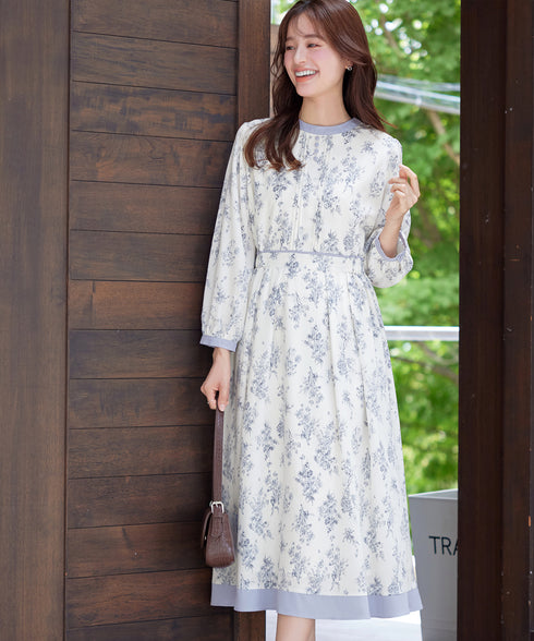 トワルドジュイ配色ワンピース