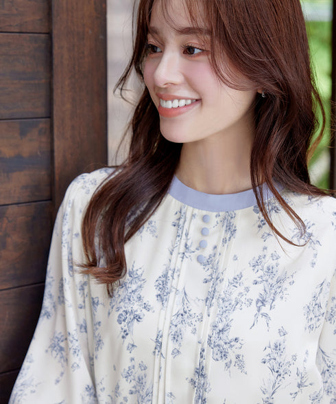 トワルドジュイ配色ワンピース