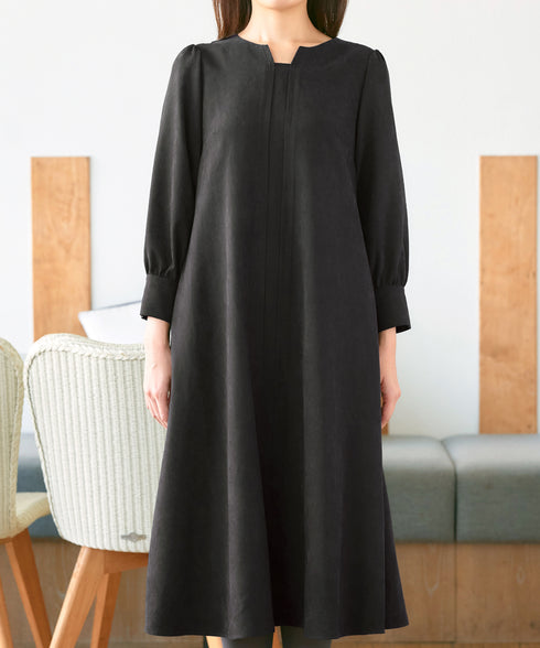 ピーチスキンAラインワンピース