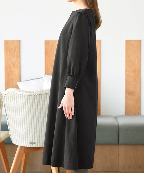 ピーチスキンAラインワンピース