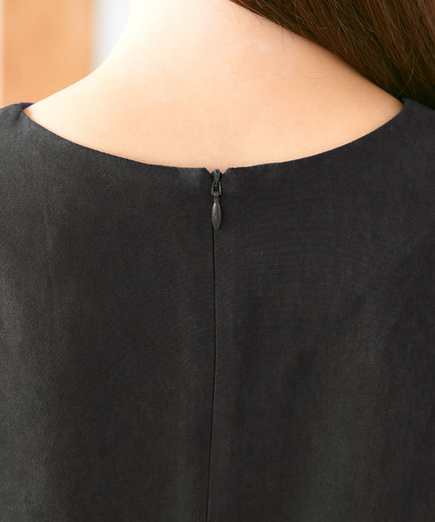 ピーチスキンAラインワンピース