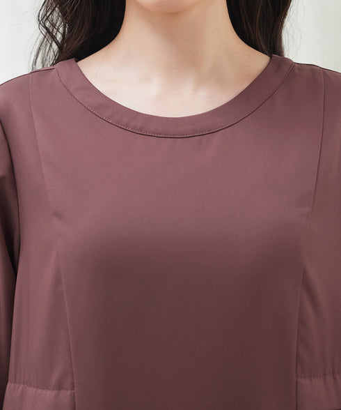 サイドプリーツワンピース