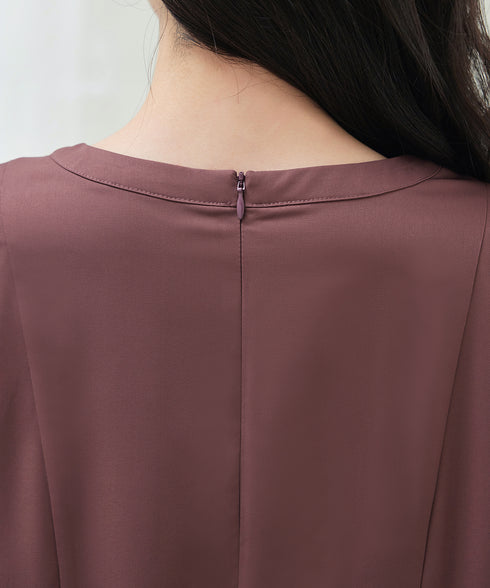 サイドプリーツワンピース