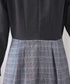 チェックドッキングワンピース