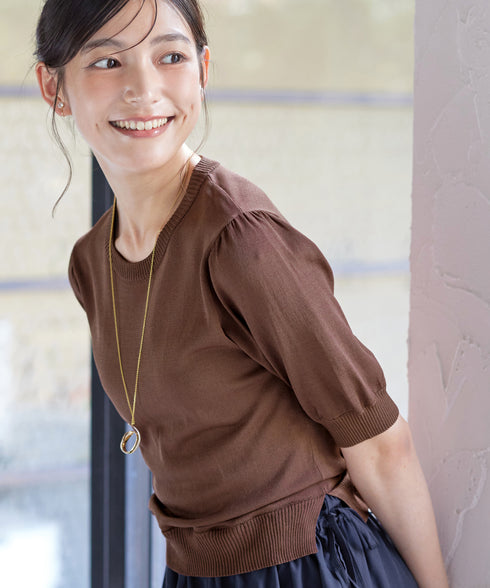 ニットドッキングワンピース