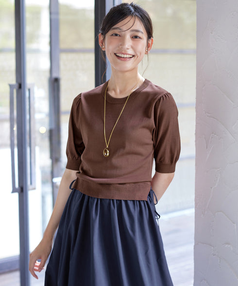 ニットドッキングワンピース