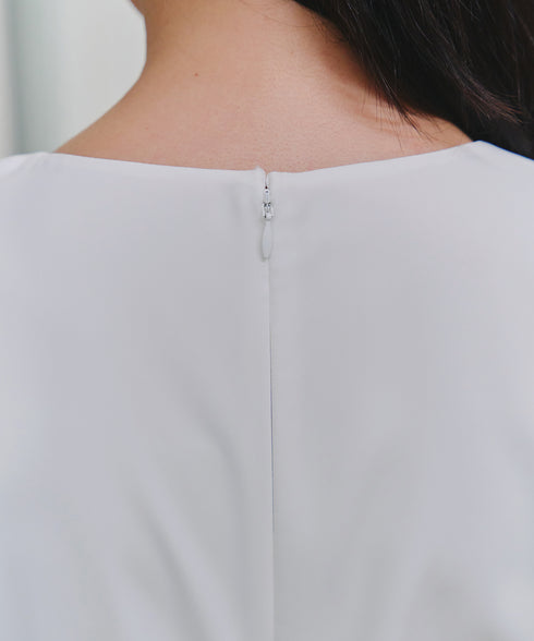 【アウトレット / ダブルクロス】シフォンドッキングワンピース