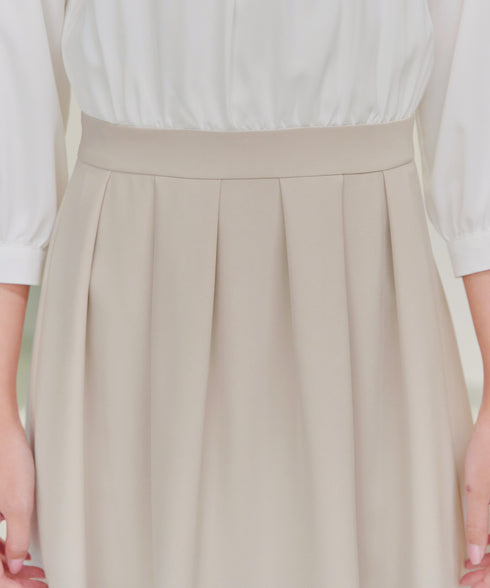 【アウトレット / ダブルクロス】シフォンドッキングワンピース