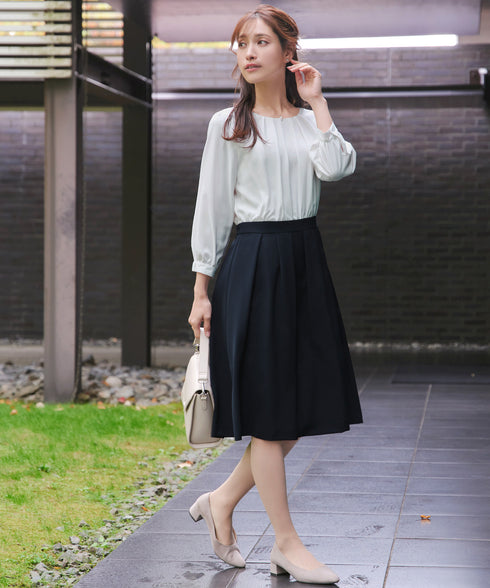 【アウトレット / ダブルクロス】シフォンドッキングワンピース