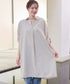麻ライクスキッパーシャツチュニック
