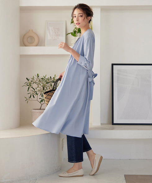 【3way】ピンタックシャツワンピース