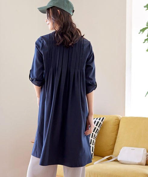 ランダムタックチュニックワンピース