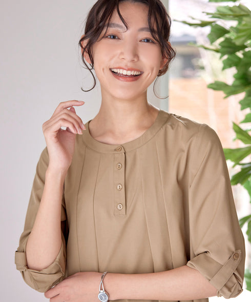 ランダムタックチュニックワンピース