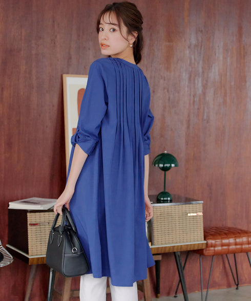 ランダムタックチュニックワンピース