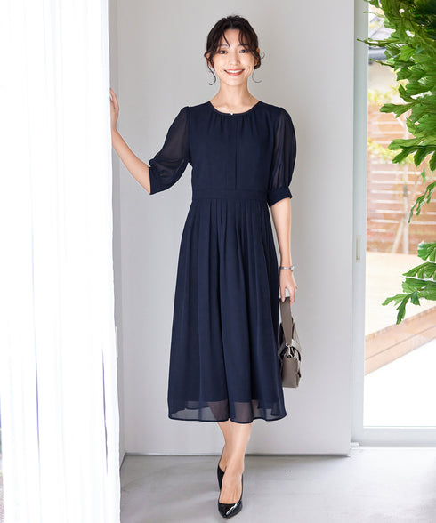 シフォンワンピース