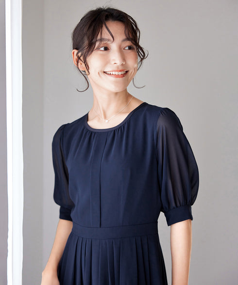 シフォンワンピース