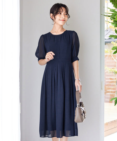 シフォンワンピース