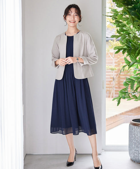 シフォンワンピース