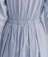 ベルト付きストライプワンピース