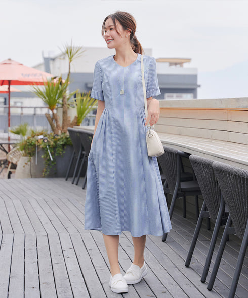 サッカーストライプワンピース