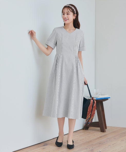 サッカーストライプワンピース