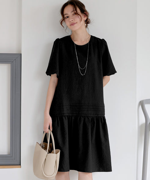 リップルピンタックワンピチュニック