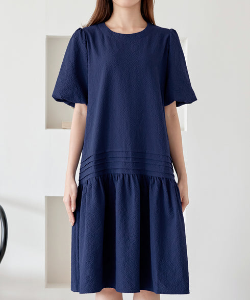 リップルピンタックワンピチュニック