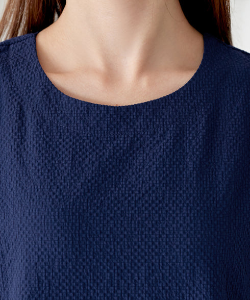 リップルピンタックワンピチュニック