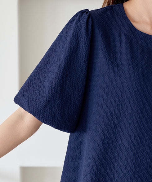 リップルピンタックワンピチュニック