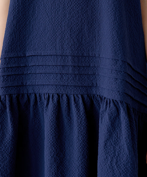 リップルピンタックワンピチュニック