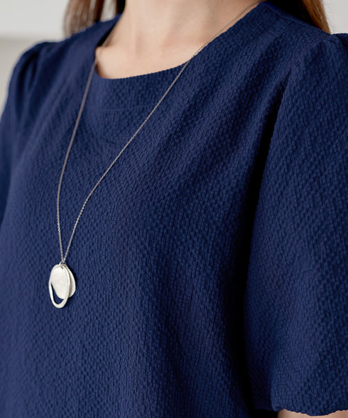 リップルピンタックワンピチュニック