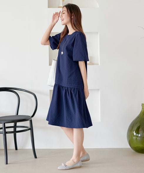 リップルピンタックワンピチュニック