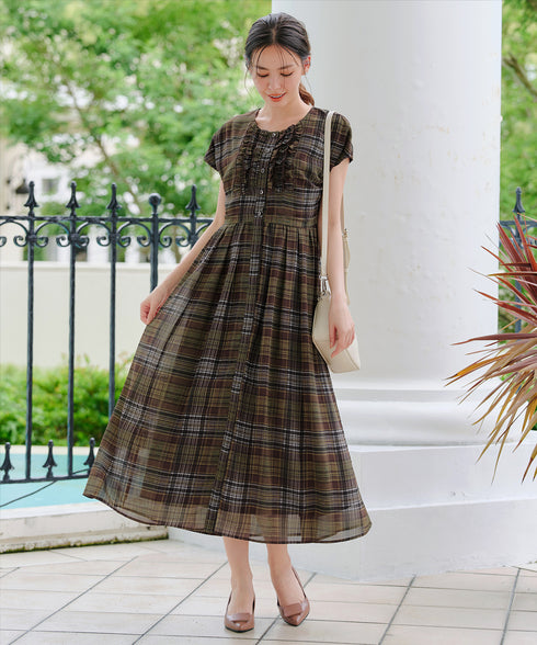 フリルワンピース