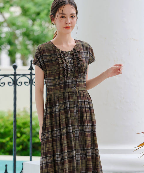 フリルワンピース