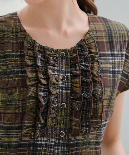 フリルワンピース