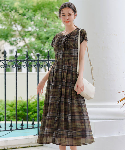 フリルワンピース