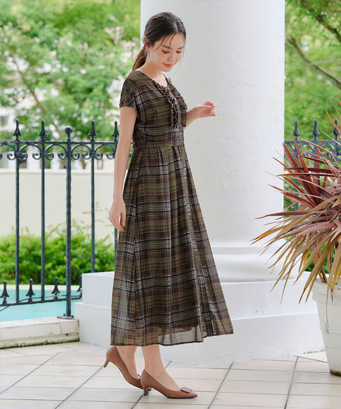 フリルワンピース