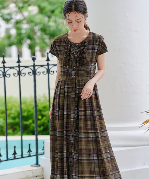 フリルワンピース