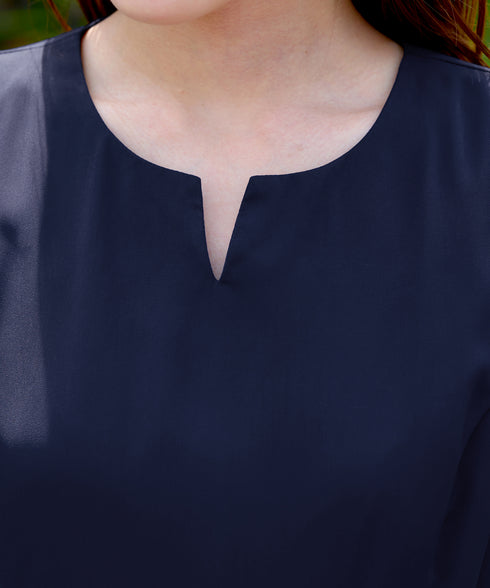 フラワープリントドッキングワンピース