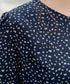 変形ドット柄ワンピース