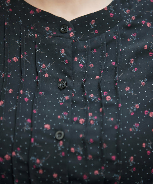 フレアスリーブワンピース