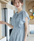 フレアスリーブワンピース